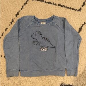 Hux Blue basketball Dinosaur Sweatshirt